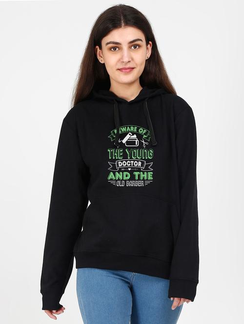 hooded neck graphic sweatshirt - 17971571 - Very Small Image - 1