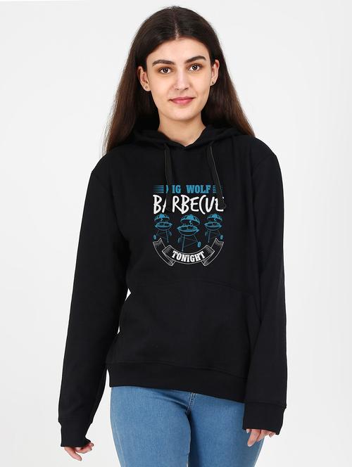 hooded neck graphic sweatshirt - 17971572 - Very Small Image - 1