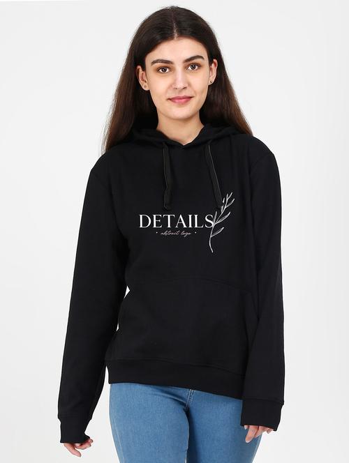 hooded neck graphic sweatshirt - 17971587 - Very Small Image - 1