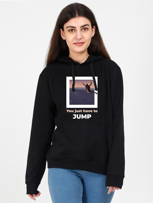 hooded neck graphic sweatshirt - 17971592 - Very Small Image - 1