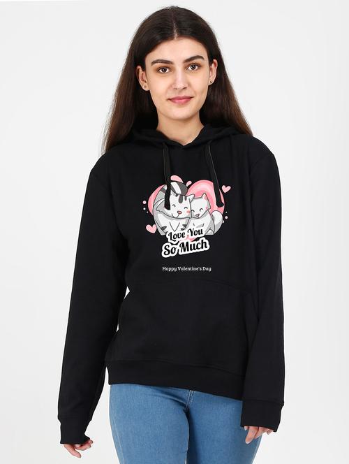 hooded neck graphic sweatshirt - 17971593 - Very Small Image - 1