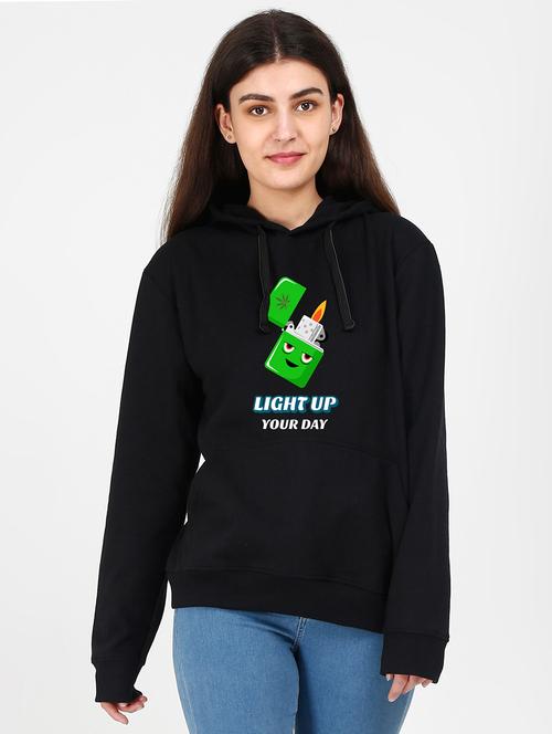 hooded neck graphic sweatshirt - 17971624 - Very Small Image - 1