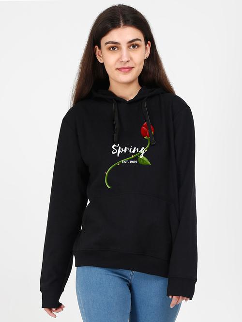 hooded neck graphic sweatshirt - 17971637 - Very Small Image - 1