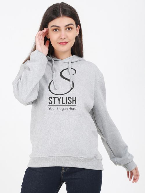 hooded neck graphic sweatshirt - 17971648 - Very Small Image - 1