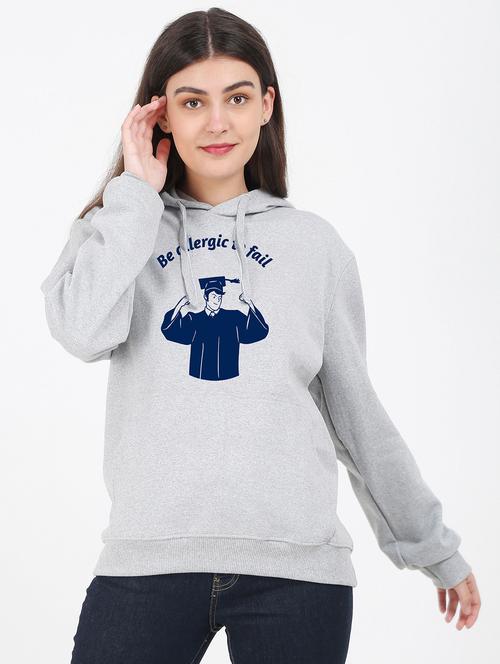 hooded neck graphic sweatshirt - 17971685 - Very Small Image - 1