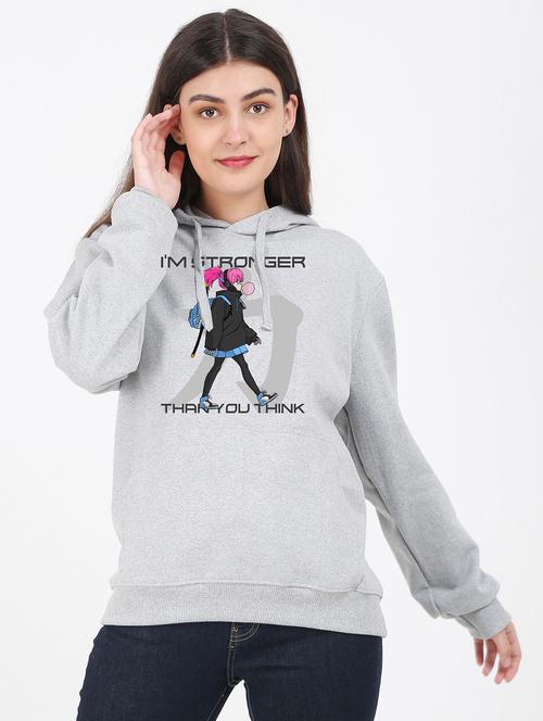 hooded neck graphic sweatshirt - 17971691 - Very Small Image - 1