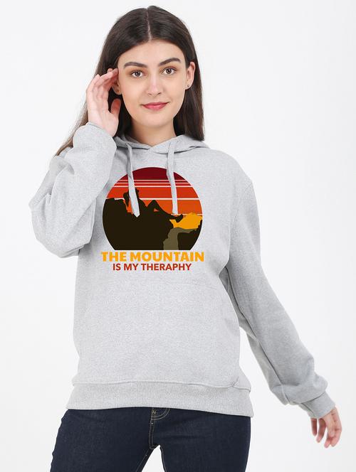 hooded neck graphic sweatshirt - 17971718 - Very Small Image - 1