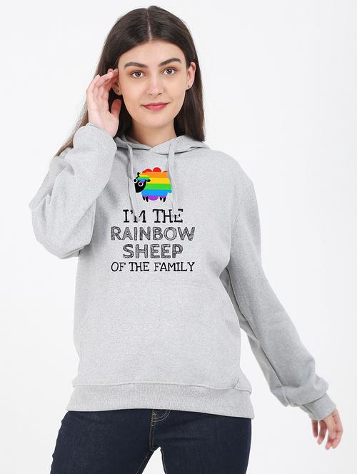 hooded neck graphic sweatshirt - 17971728 - Very Small Image - 1