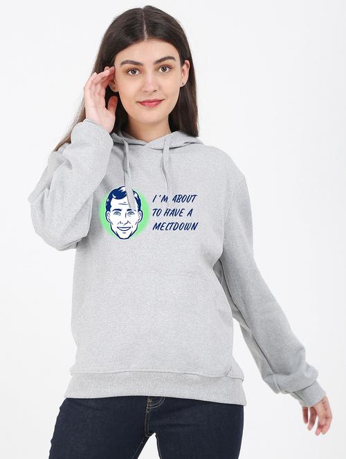 hooded neck graphic sweatshirt - 17971730 - Very Small Image - 1