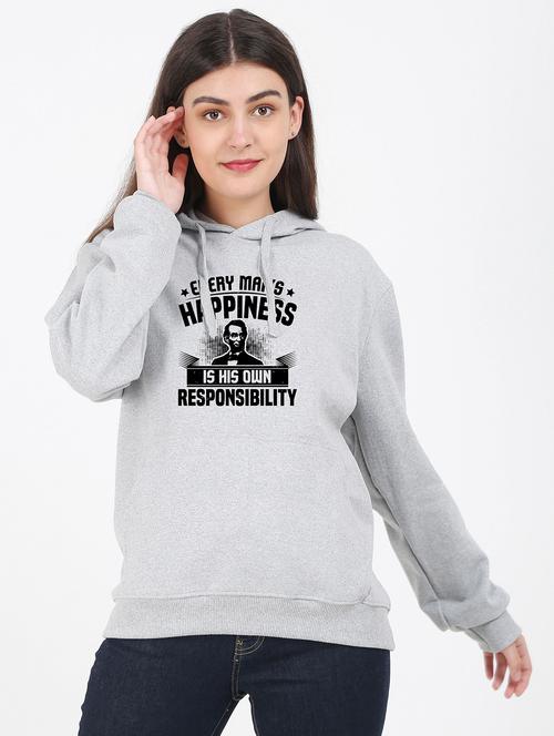 hooded neck graphic sweatshirt - 17971755 - Very Small Image - 1
