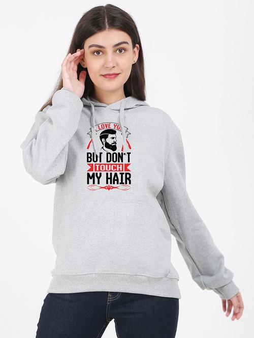 hooded neck graphic sweatshirt - 17971788 - Very Small Image - 1
