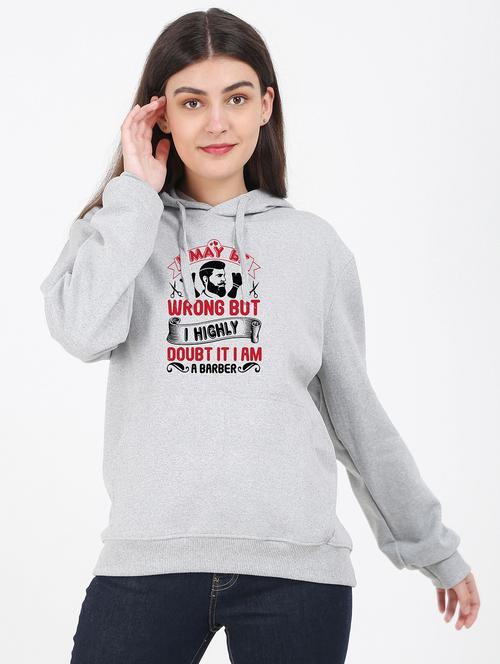 hooded neck graphic sweatshirt - 17971790 - Very Small Image - 1