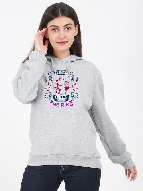 hooded neck graphic sweatshirt - 17971817 - Very Small Image - 1