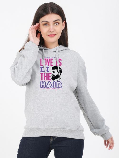 hooded neck graphic sweatshirt - 17971823 - Very Small Image - 1