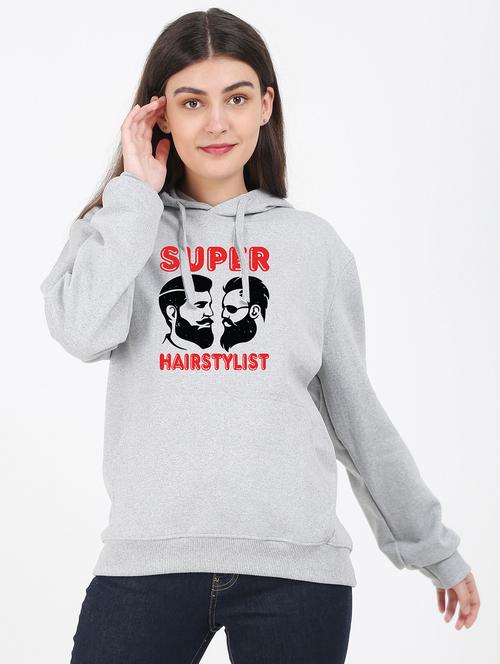 hooded neck graphic sweatshirt - 17971860 - Very Small Image - 1
