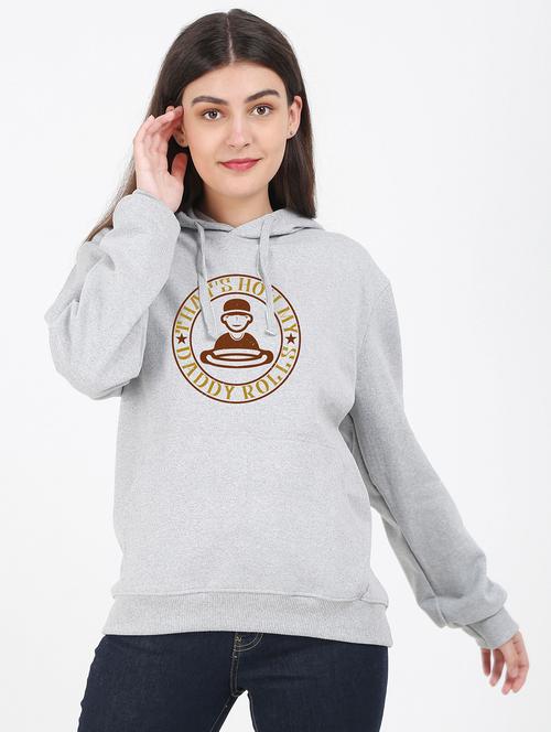 hooded neck graphic sweatshirt - 17971865 - Very Small Image - 1