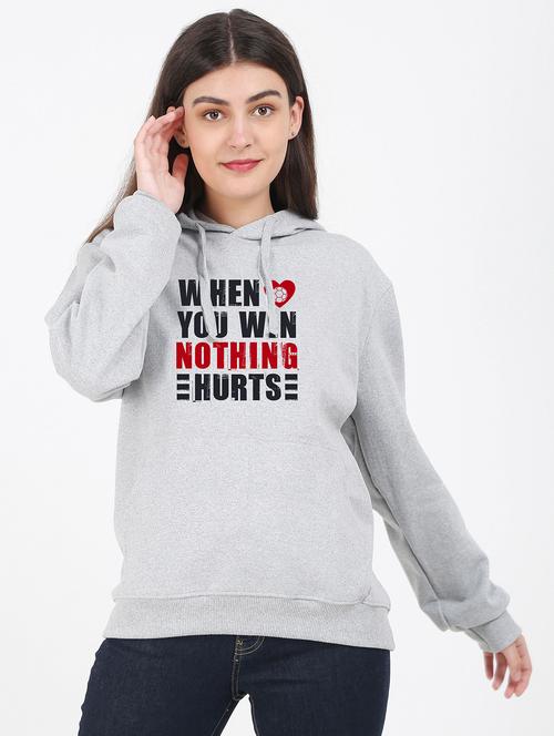 hooded neck graphic sweatshirt - 17971918 - Very Small Image - 1