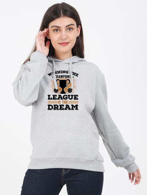 hooded neck graphic sweatshirt - 17971920 - Very Small Image - 1
