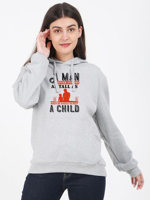 hooded neck graphic sweatshirt - 17971936 - Very Small Image - 1