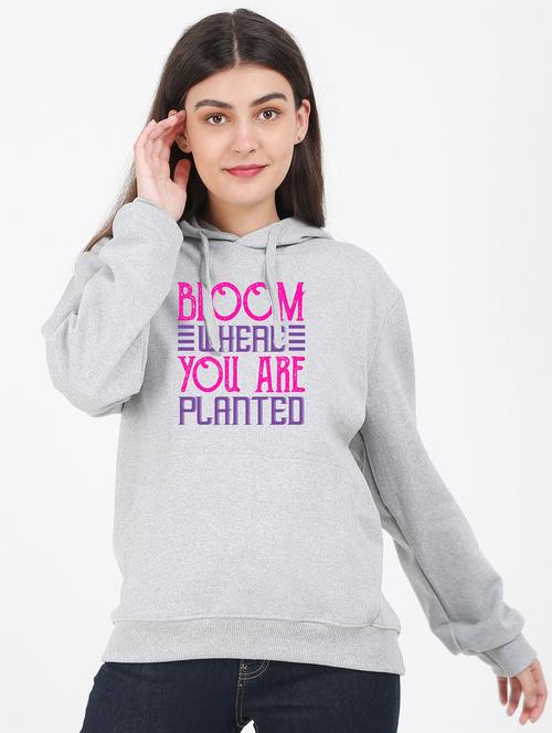 hooded neck graphic sweatshirt - 17971962 - Very Small Image - 1