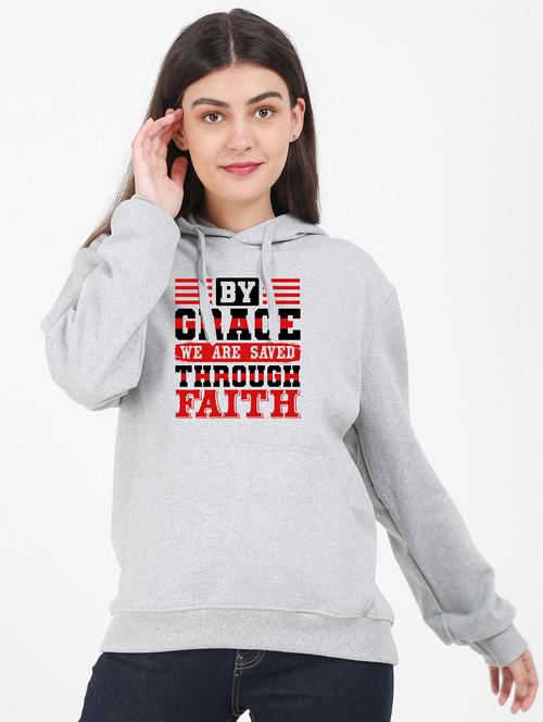hooded neck graphic sweatshirt - 17971968 - Very Small Image - 1