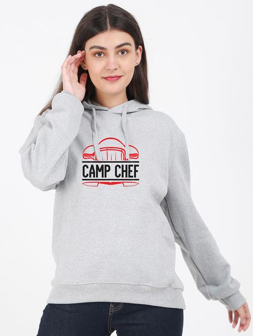 hooded neck graphic sweatshirt - 17971970 - Very Small Image - 1