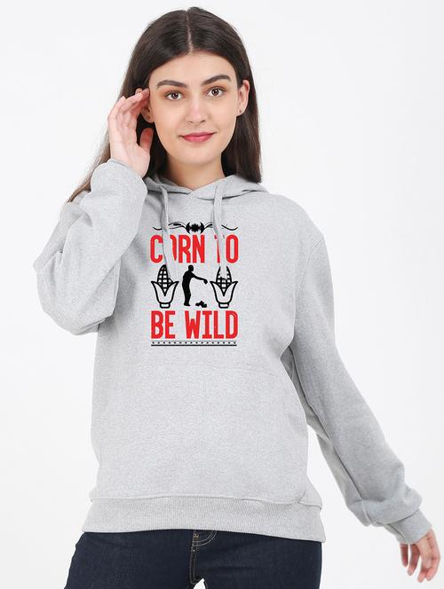 hooded neck graphic sweatshirt - 17971986 - Very Small Image - 1