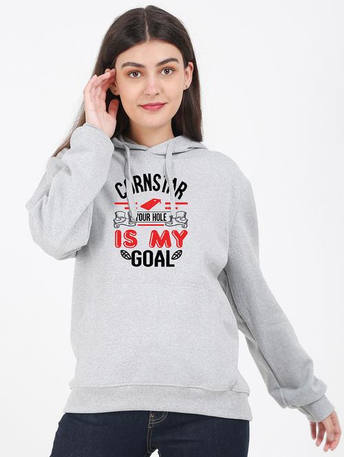 hooded neck graphic sweatshirt - 17971992 - Very Small Image - 1