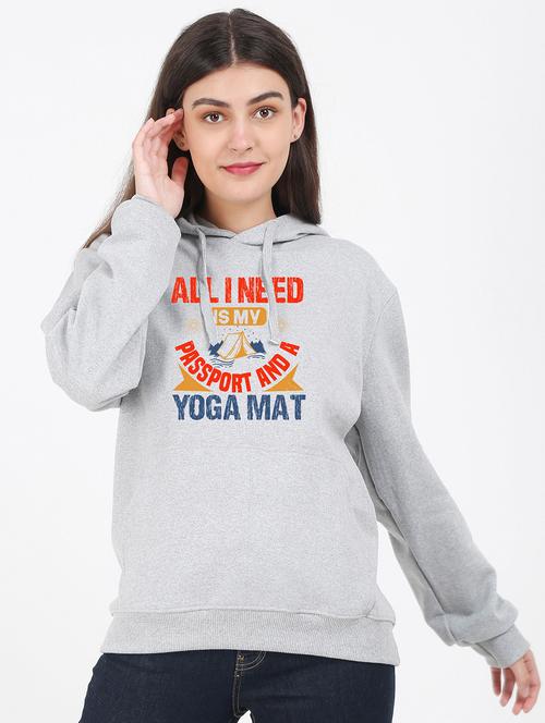 hooded neck graphic sweatshirt - 17972036 - Very Small Image - 1