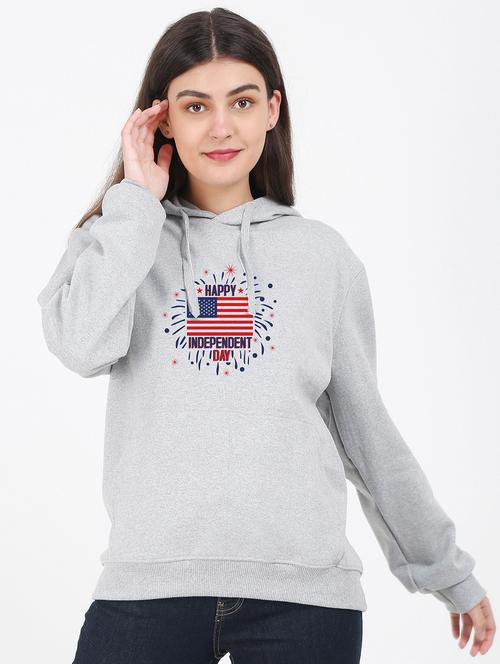 hooded neck graphic sweatshirt - 17972067 - Very Small Image - 1