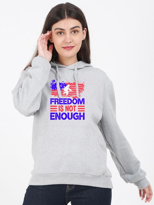 hooded neck graphic sweatshirt - 17972074 - Very Small Image - 1