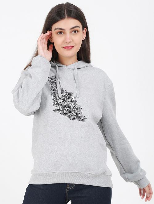 hooded neck graphic sweatshirt - 17972099 - Very Small Image - 1