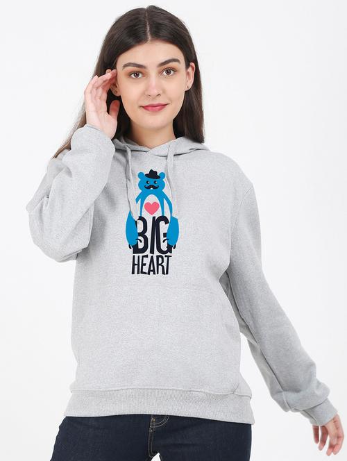 hooded neck graphic sweatshirt - 17972194 - Very Small Image - 1