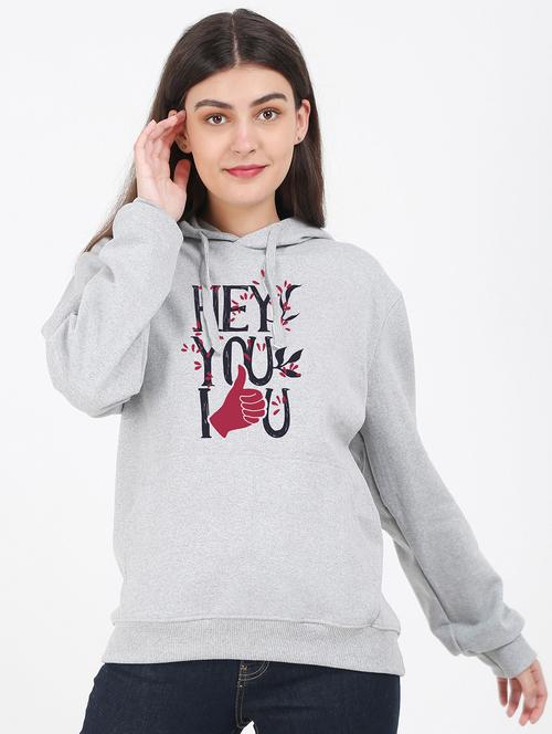 hooded neck graphic sweatshirt - 17972203 - Very Small Image - 1