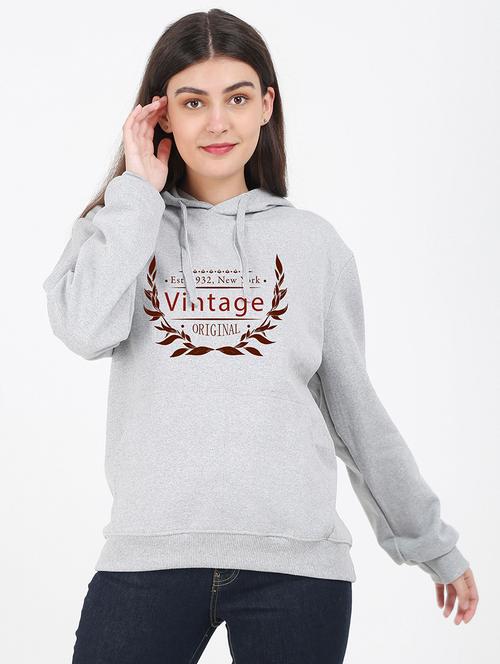 hooded neck graphic sweatshirt - 17972222 - Very Small Image - 1