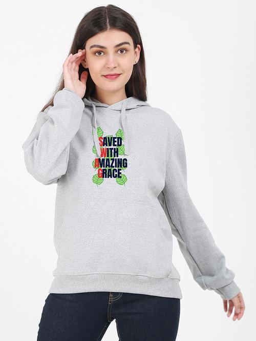 hooded neck graphic sweatshirt - 17972284 - Very Small Image - 1