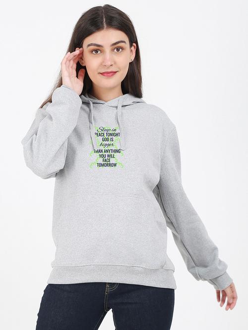 hooded neck graphic sweatshirt - 17972285 - Very Small Image - 1