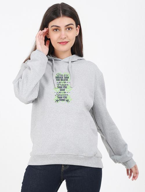 hooded neck graphic sweatshirt - 17972306 - Very Small Image - 1