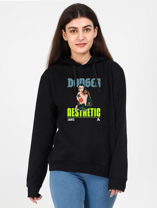 hooded neck graphic sweatshirt - 17972361 - Very Small Image - 1