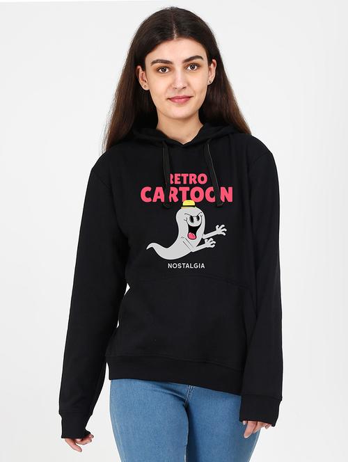 hooded neck graphic sweatshirt - 17972391 - Very Small Image - 1