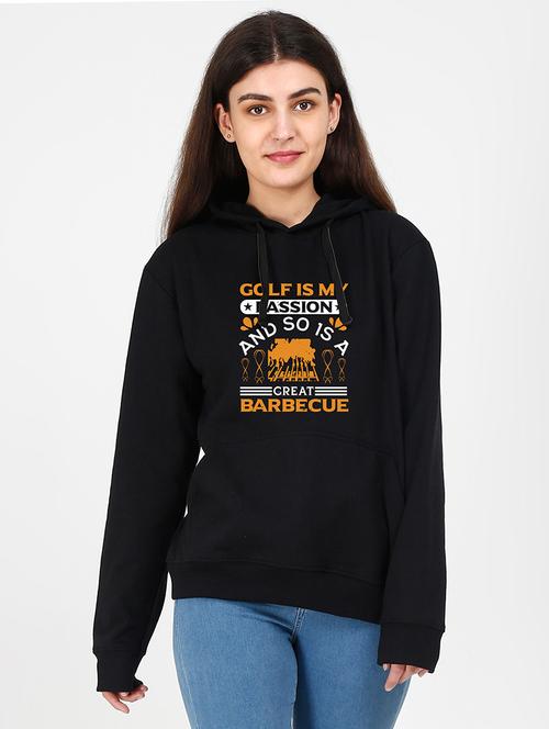 hooded neck graphic sweatshirt - 17972457 - Very Small Image - 1