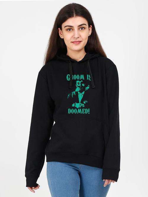 hooded neck graphic sweatshirt - 17972462 - Very Small Image - 1