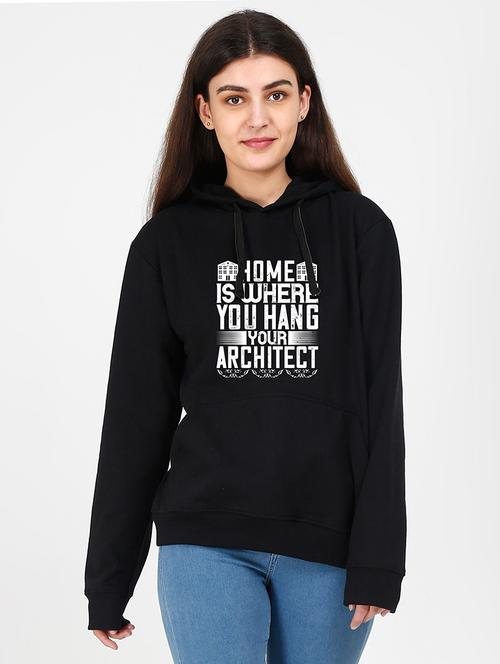 hooded neck graphic sweatshirt - 17972481 - Very Small Image - 1