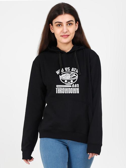 hooded neck graphic sweatshirt - 17972482 - Very Small Image - 1