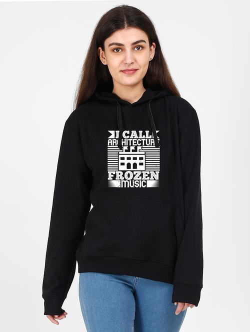 hooded neck graphic sweatshirt - 17972488 - Very Small Image - 1