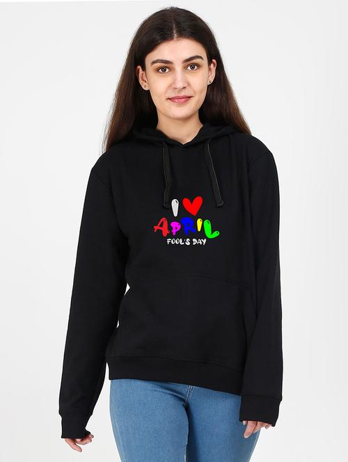 hooded neck graphic sweatshirt - 17972511 - Very Small Image - 1