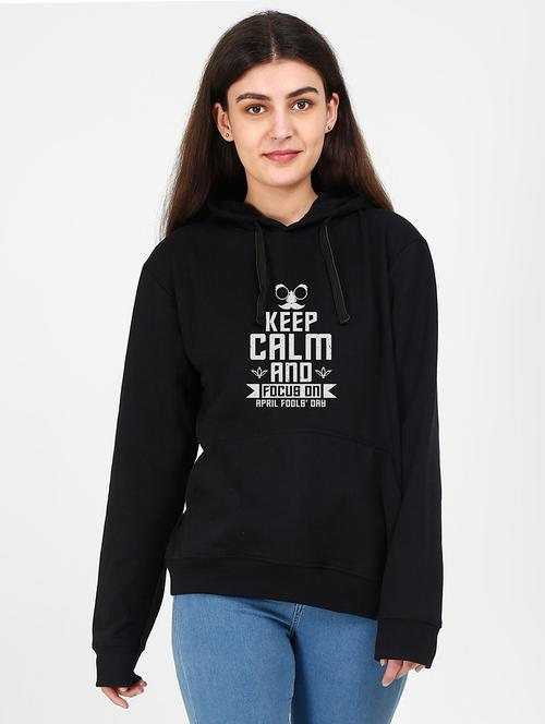 hooded neck graphic sweatshirt - 17972565 - Very Small Image - 1