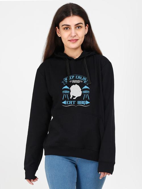 hooded neck graphic sweatshirt - 17972566 - Very Small Image - 1