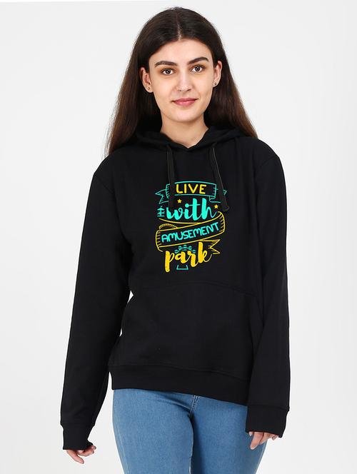 hooded neck graphic sweatshirt - 17972587 - Very Small Image - 1