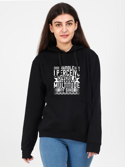 hooded neck graphic sweatshirt - 17972595 - Very Small Image - 1